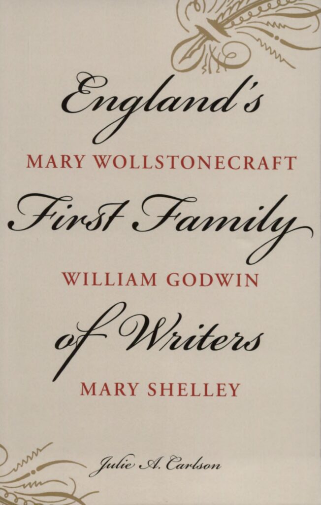 carlson-englandsfirstfamily England's First Family of Writers Cover