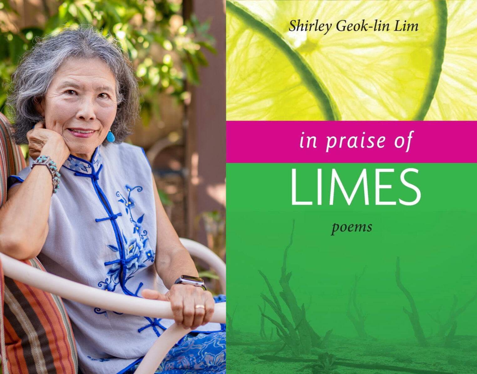 Lim_Oct22_Event Professor Lim and the cover of her book, In Praise of Limes